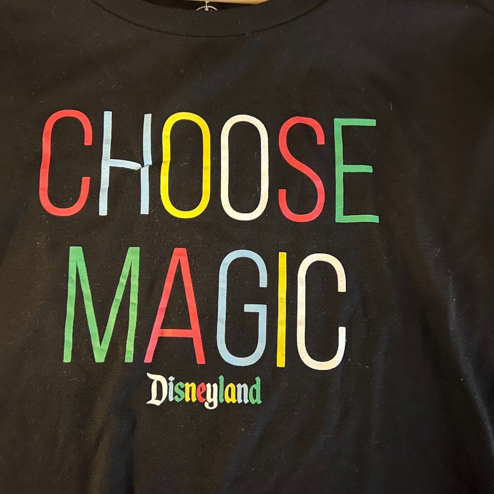Disney Mickey Mouse Choose Magic’s Women’s shirt XSmall Medium Disneyland